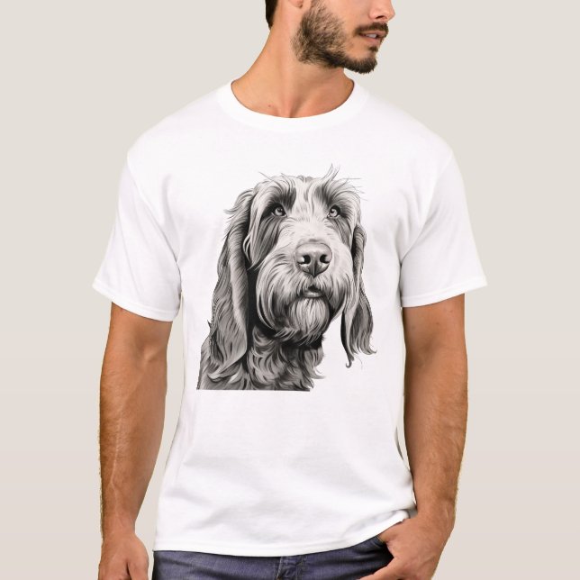 Spinone Italiano Dog T-Shirt (Vorderseite)