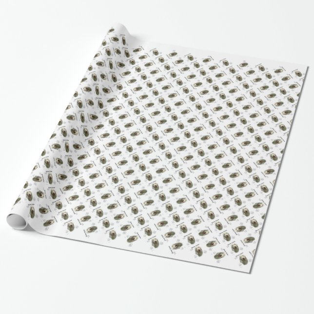 Spinone Italiano Geschichtsdesign Geschenkpapier (Ungerollt)