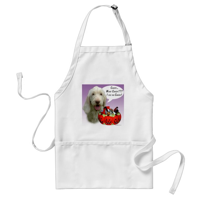 Spinone Italiano Halloween Candy Schürze (Vorne)