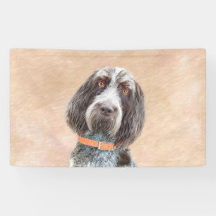 Spinone Italiano Malerei - Niedliche Original Dog  Banner
