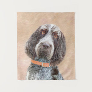 Spinone Italiano Malerei - Niedliche Original Dog Wandteppich