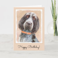 Spinone Italiano Malerei - Niedliche Original Hund