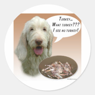 Spinone Italiano Türkei Runder Aufkleber