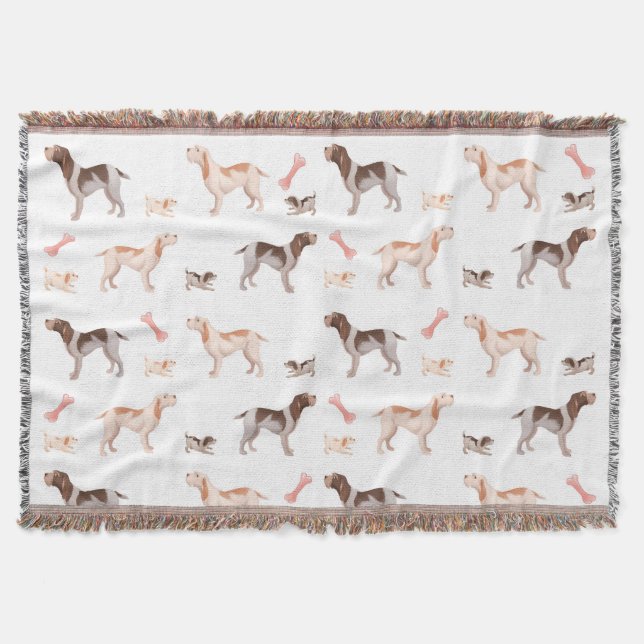 Spinone Wurfs-Decke Decke (Vorderseite)