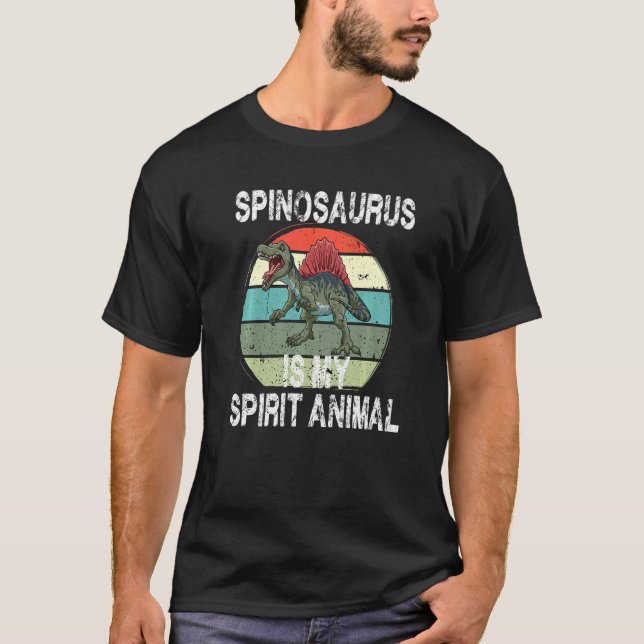 Spinosaurier ist mein Geist Tier T-Shirt (Vorderseite)