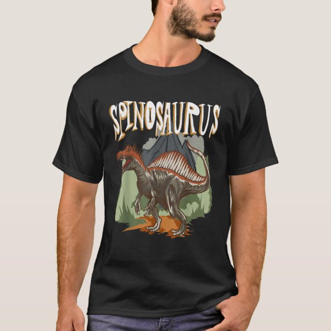 Spinosaurus   Dino   Dinosaur Identification T-Shirt (Vorderseite)
