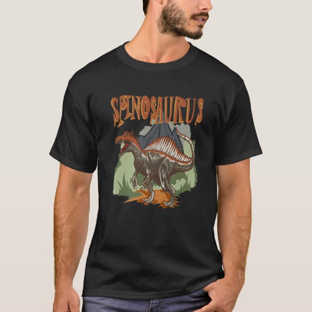 Spinosaurus  Dino  Dinosaur Identification T-Shirt (Vorderseite)