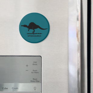 Spinosaurus-Dinosaur-Silhouette-Magnet Magnet