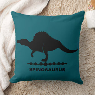 Spinosaurus-Dinosaur-Silhouette-Wurfkissen Kissen