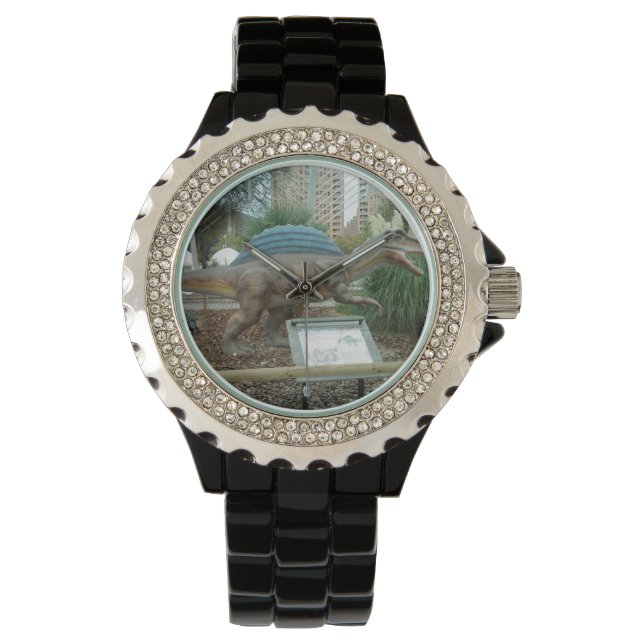 Spinosaurus Dinosaurier Watch Armbanduhr (Vorderseite)