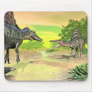 Spinosaurus Dinosaurierkampf - 3D übertragen Mousepad