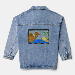 Spinosaurus Film Rolle Damen Jeansjacke
