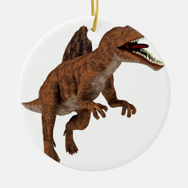 Spinosaurus Keramik Ornament (Vorne)