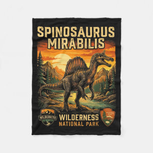 Spinosaurus mirabilis neuer prähistorischer Dinosa Fleecedecke