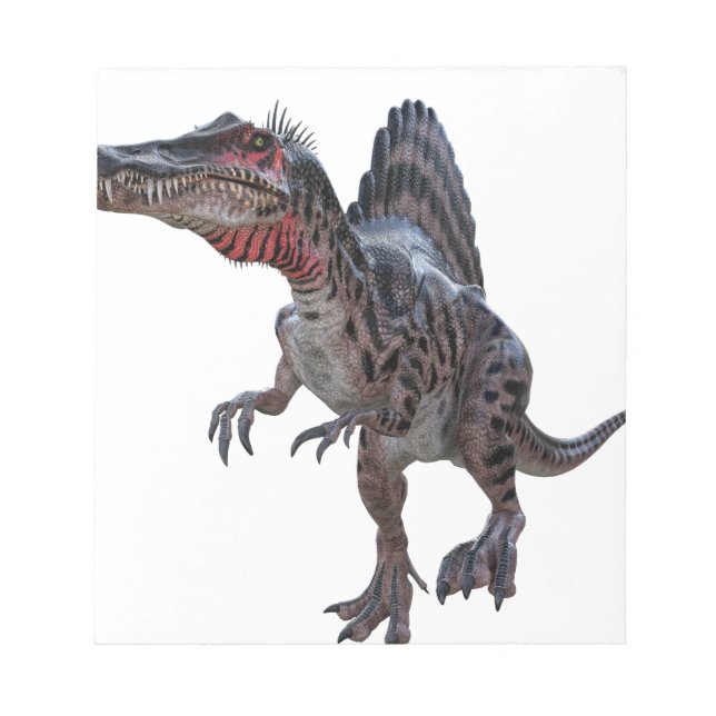 Spinosaurus Running Notizblock (Vorderseite)