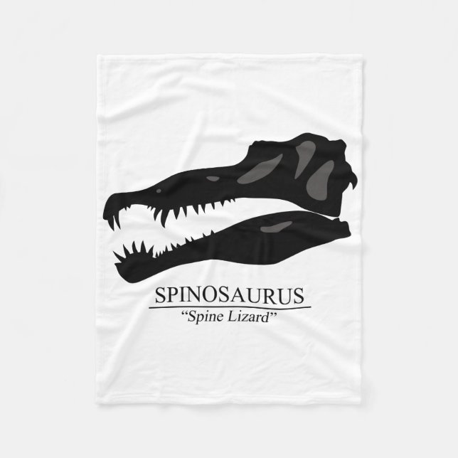 Spinosaurus Skull Fleecedecke (Vorderseite)