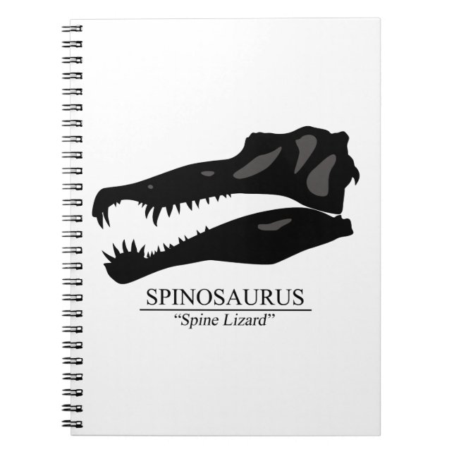 Spinosaurus Skull Notizblock (Vorderseite)