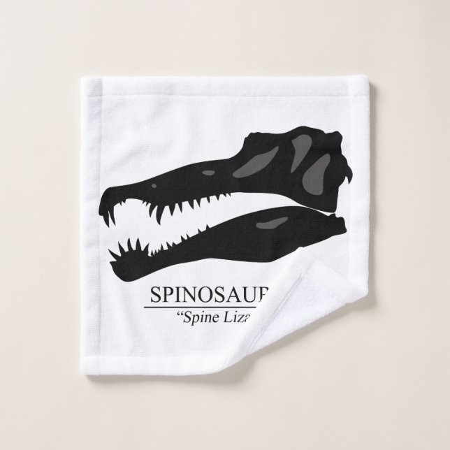Spinosaurus Skull Waschlappen (Waschlappen)