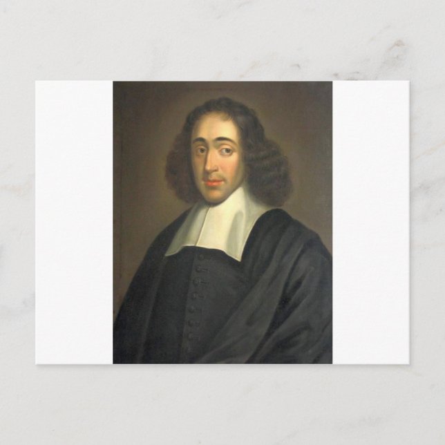 Spinoza Postkarte (Vorderseite)