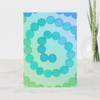 Spiral Art Förderung Karte