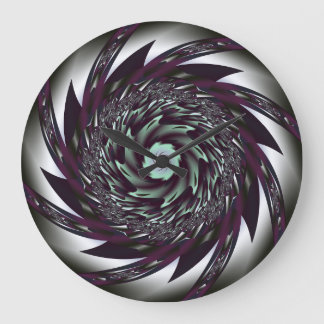 Spiral Art Wall Clock Große Wanduhr