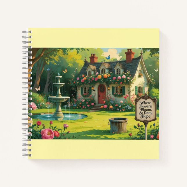 Spiral Book- Inspirational Quote" Notizbuch (Vorderseite)