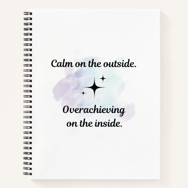 Spiral-Bound Hardcover-Notebook-Notebook von Overh Notizbuch (Vorderseite)