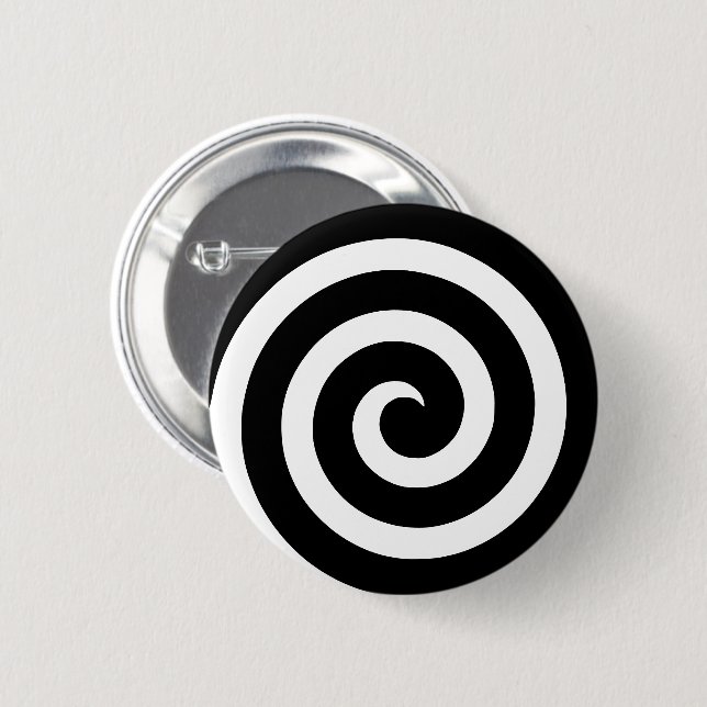 Spiral Button for Hypnosis and Hypnotists (Vorne & Hinten)