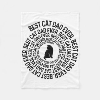 Spiral Cat Daddy - Bester Cat Dad Daddy Ever Spira Fleecedecke