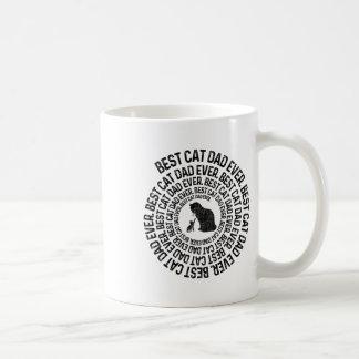 Spiral Cat Daddy - Bester Cat Dad Daddy Ever Spira Kaffeetasse
