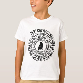 Spiral Cat Daddy - Bester Cat Dad Daddy Ever Spira T-Shirt