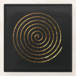 Spiral Celtic Symbol Glasuntersetzer