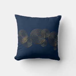 Spiral Celtic Symbol Gold Metall Kissen
