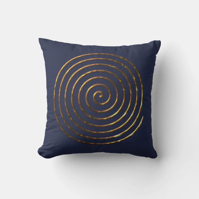 Spiral Celtic Symbol Kissen (Vorderseite)
