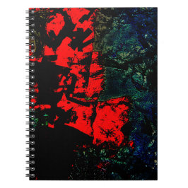 Spiral Foto Notebook dunkel gerecycelt Kunststoff  Notizblock