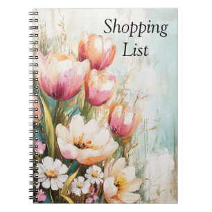 Spiral Foto Notebook, Einkaufsliste, Notebook Notizblock