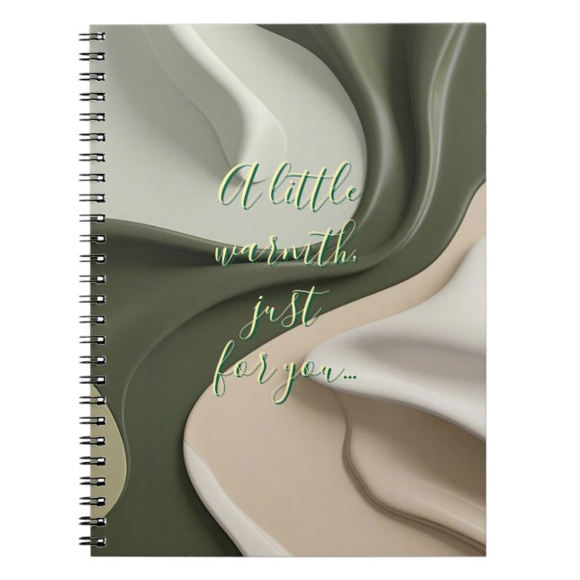 Spiral-Foto-Notebook in stylischer Grafik Notizblock (Vorderseite)