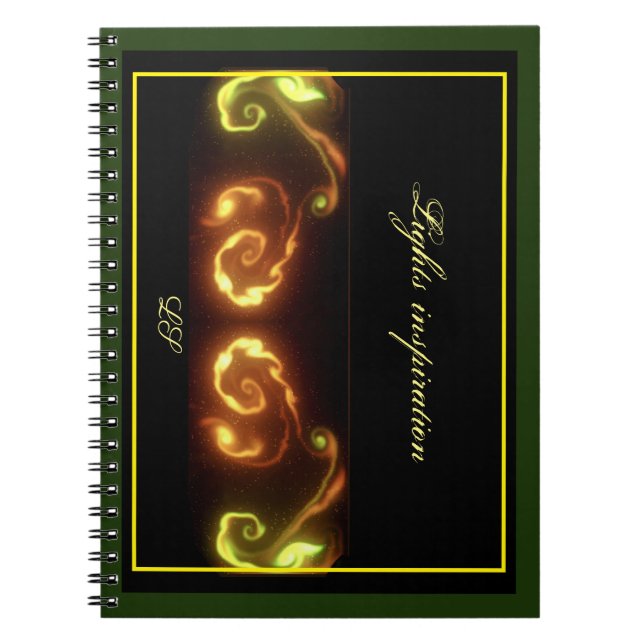Spiral Foto NOTEBOOK LIGHTS INSPIRATION LS Notizblock (Vorderseite)