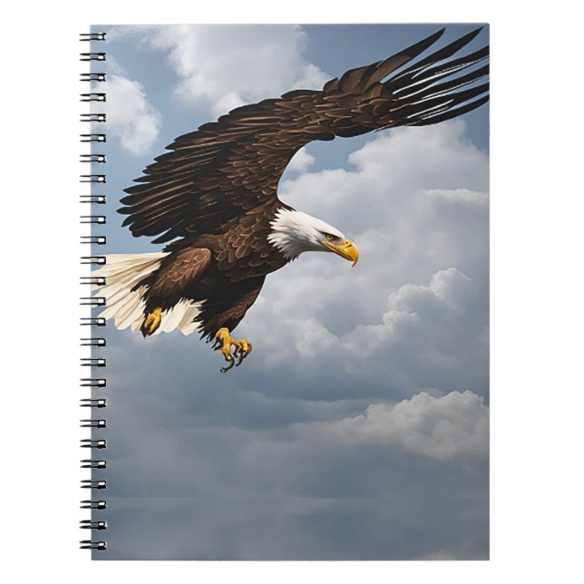 Spiral-Foto-Notebook mit Adler Notizblock (Vorderseite)