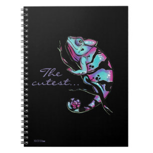 Spiral Foto Notebook mit niedlichem Chamäleon-Desi Notizblock