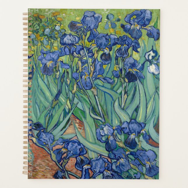 Spiral Foto Notebook mit Van Gogh's Iren Planer (Vorderseite)