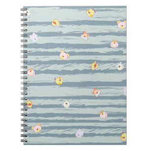 Spiral-Foto-Notizbuch – Whimsy-Gesichter Notizblock