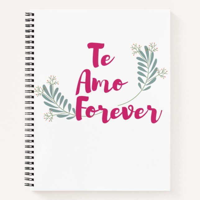 Spiral Fotonotizbuch Notizbuch (Vorderseite)