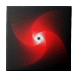 Spiral-Fraktal-Muster Fliese