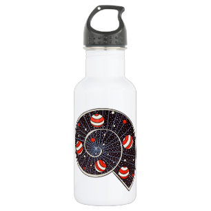 Spiral Galaxy Beach Ball Planets Funny Astronomie Edelstahlflasche