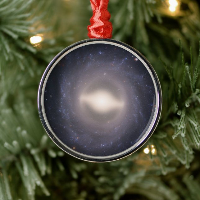 Spiral Galaxy Ngc 1015. Ornament Aus Metall (Baum)