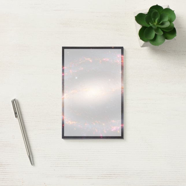 Spiral Galaxy Ngc 1300. Post-it Klebezettel (Büro)