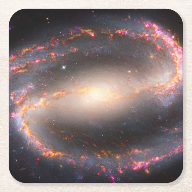 Spiral Galaxy Ngc 1300. Rechteckiger Pappuntersetzer (Vorderseite)