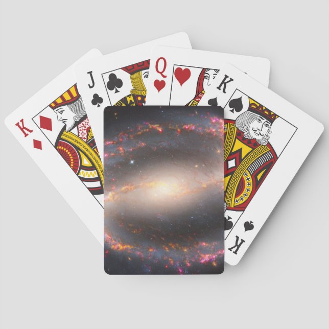 Spiral Galaxy Ngc 1300. Spielkarten (Rückseite)