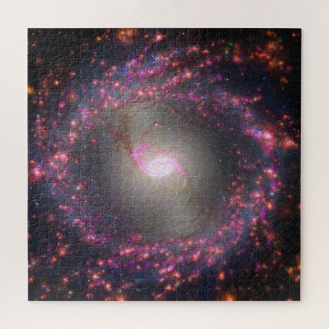 Spiral Galaxy Ngc 3351. (Horizontal)